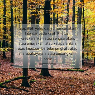 Roma 8:35 IDN Gambar Ayat Alkitab