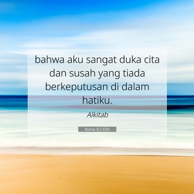 Roma 9:2 IDN Gambar Ayat Alkitab