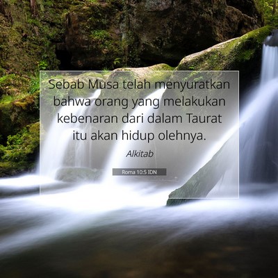 Roma 10:5 IDN Gambar Ayat Alkitab