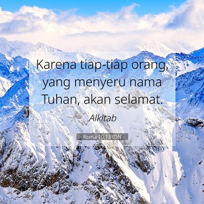 Roma 10:13 IDN Gambar Ayat Alkitab