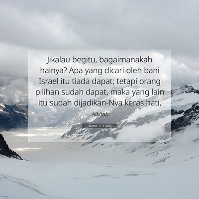Roma 11:7 IDN Gambar Ayat Alkitab