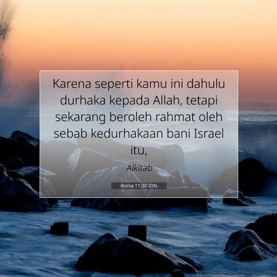 Roma 11:30 IDN Gambar Ayat Alkitab