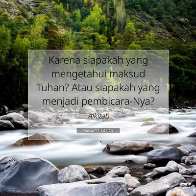 Roma 11:34 IDN Gambar Ayat Alkitab