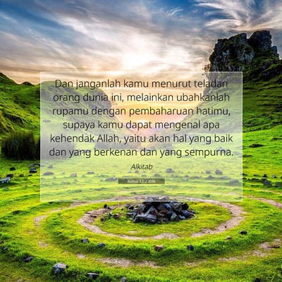 Roma 12:2 IDN Gambar Ayat Alkitab