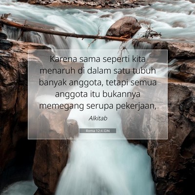 Roma 12:4 IDN Gambar Ayat Alkitab