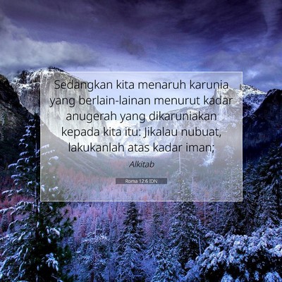 Roma 12:6 IDN Gambar Ayat Alkitab