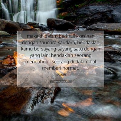 Roma 12:10 IDN Gambar Ayat Alkitab