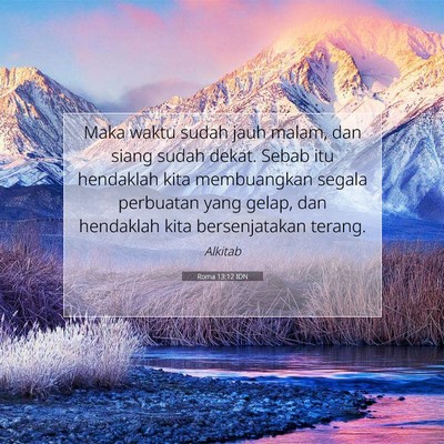 Roma 13:12 IDN Gambar Ayat Alkitab