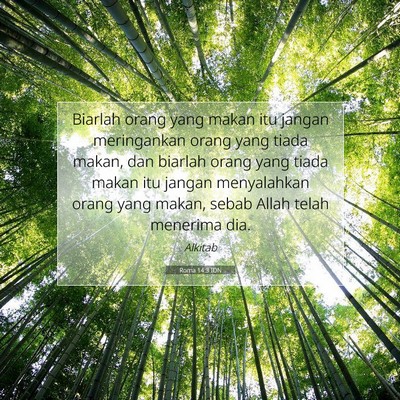 Roma 14:3 IDN Gambar Ayat Alkitab