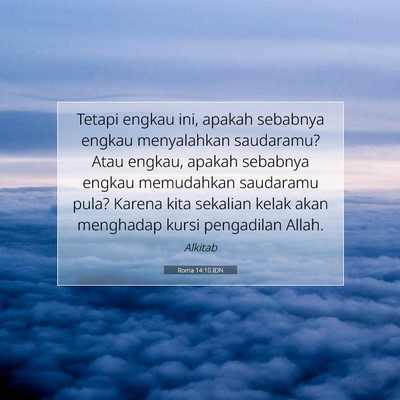 Roma 14:10 IDN Gambar Ayat Alkitab