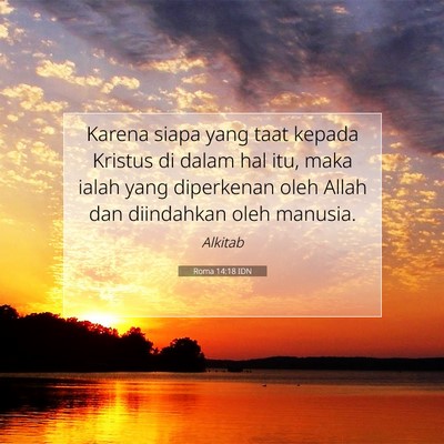Roma 14:18 IDN Gambar Ayat Alkitab