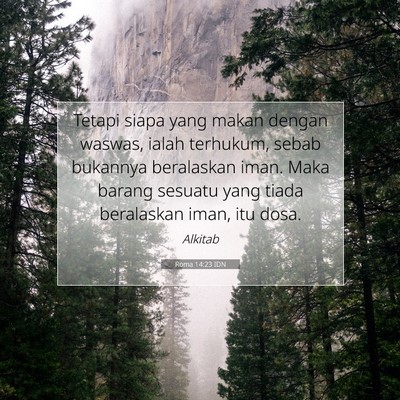Roma 14:23 IDN Gambar Ayat Alkitab