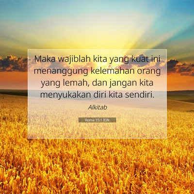 Roma 15:1 IDN Gambar Ayat Alkitab