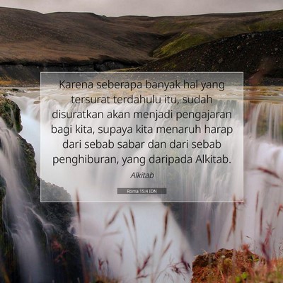 Roma 15:4 IDN Gambar Ayat Alkitab