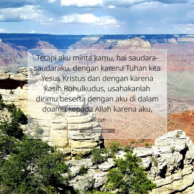 Roma 15:30 IDN Gambar Ayat Alkitab