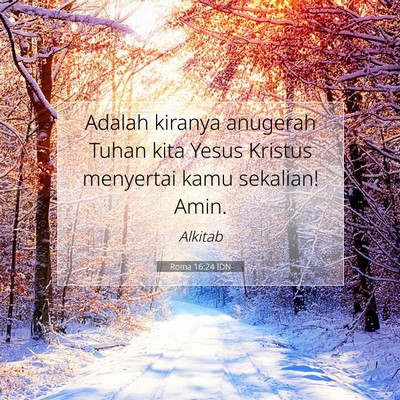 Roma 16:24 Ayat Alkitab Dijelaskan