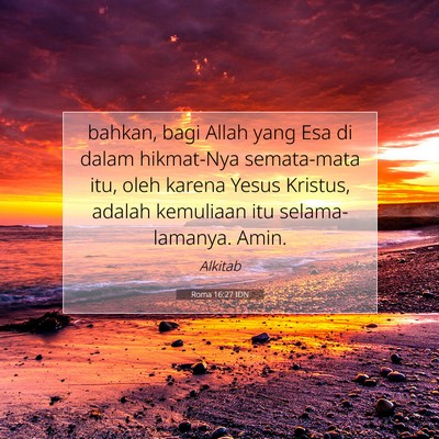 Roma 16:27 IDN Gambar Ayat Alkitab