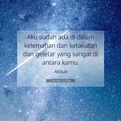 1 Korintus 2:3 IDN Gambar Ayat Alkitab