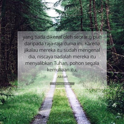 1 Korintus 2:8 IDN Gambar Ayat Alkitab