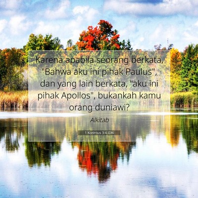 1 Korintus 3:4 IDN Gambar Ayat Alkitab