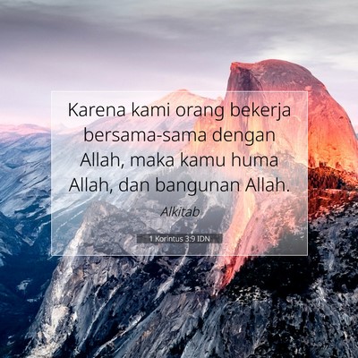 1 Korintus 3:9 IDN Gambar Ayat Alkitab