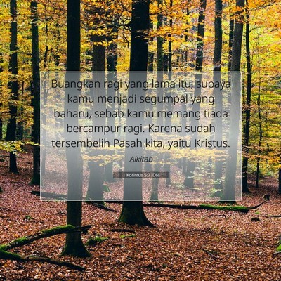 1 Korintus 5:7 IDN Gambar Ayat Alkitab