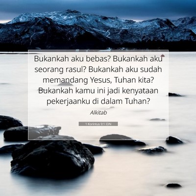 1 Korintus 9:1 IDN Gambar Ayat Alkitab