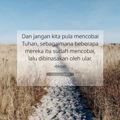 1 Korintus 10:9 Ayat Alkitab Dijelaskan