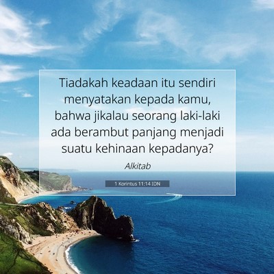 1 Korintus 11:14 Ayat Alkitab Dijelaskan