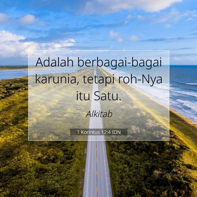 1 Korintus 12:4 IDN Gambar Ayat Alkitab
