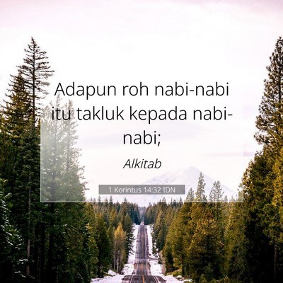 1 Korintus 14:32 IDN Gambar Ayat Alkitab