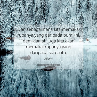 1 Korintus 15:49 Ayat Alkitab Dijelaskan