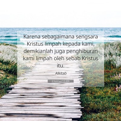 2 Korintus 1:5 Ayat Alkitab Dijelaskan