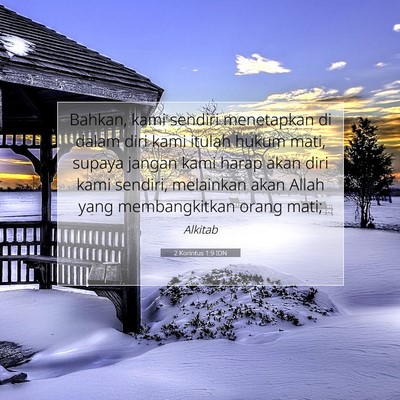 2 Korintus 1:9 Ayat Alkitab Dijelaskan