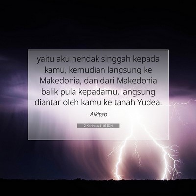 2 Korintus 1:16 Ayat Alkitab Dijelaskan