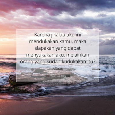 2 Korintus 2:2 Ayat Alkitab Dijelaskan