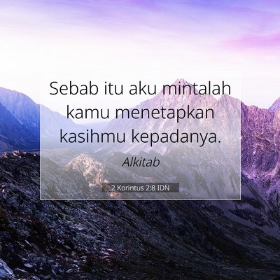 2 Korintus 2:8 Ayat Alkitab Dijelaskan