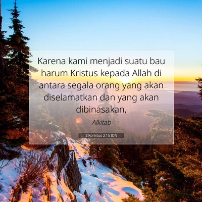 2 Korintus 2:15 IDN Gambar Ayat Alkitab