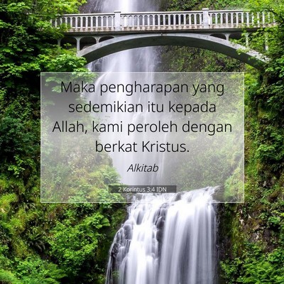 2 Korintus 3:4 IDN Gambar Ayat Alkitab