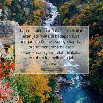 2 Korintus 5:10 IDN Gambar Ayat Alkitab