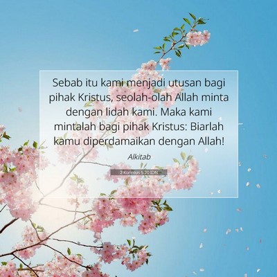 2 Korintus 5:20 IDN Gambar Ayat Alkitab