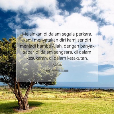2 Korintus 6:4 IDN Gambar Ayat Alkitab