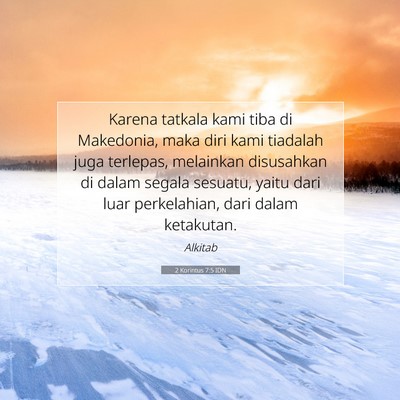 2 Korintus 7:5 IDN Gambar Ayat Alkitab