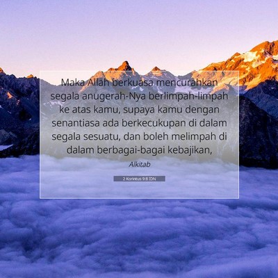 2 Korintus 9:8 IDN Gambar Ayat Alkitab