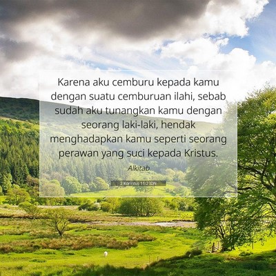 2 Korintus 11:2 IDN Gambar Ayat Alkitab