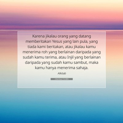 2 Korintus 11:4 IDN Gambar Ayat Alkitab