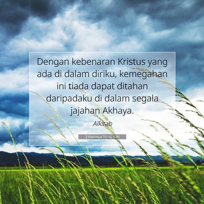 2 Korintus 11:10 IDN Gambar Ayat Alkitab