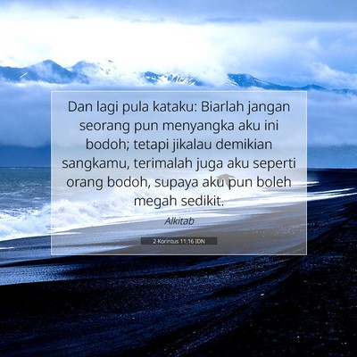 2 Korintus 11:16 IDN Gambar Ayat Alkitab