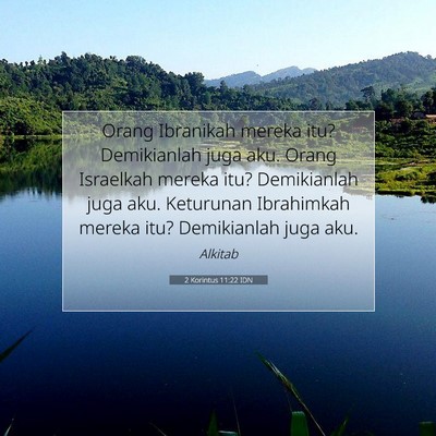 2 Korintus 11:22 IDN Gambar Ayat Alkitab