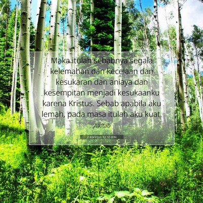 2 Korintus 12:10 IDN Gambar Ayat Alkitab